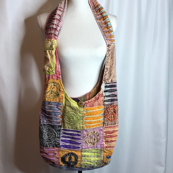 PATCHWORK ANTIQUE BOHO SHOULDER SHOPPER BAG COTTON HIPPY EMBROIDERED INDIA PATCHWORK ANTIQUE BOHO SHOULDER SHOPPER BAG COTTON HIPPY EMBROIDERED INDIA